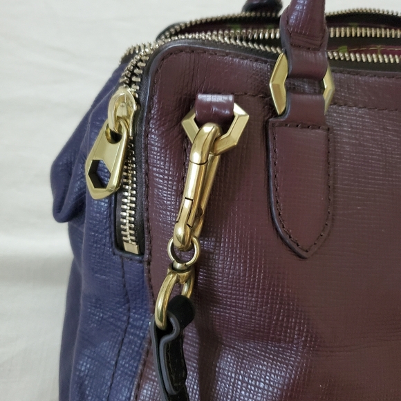 Oryany Anthropologie leather crossbody purple purse - Picture 3 of 13